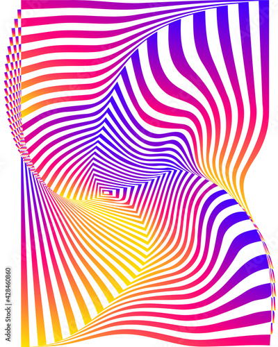 Modern colorful flow poster. Wave Liquid shape in rainbow color reflects flare background. Art design for your design project. Vector illustration EPS10 or booklet layout, wellness leaflet, newsletter