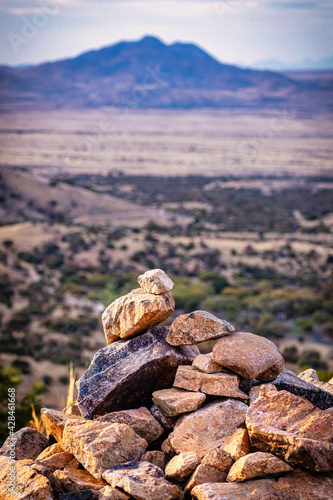 stones in the desert