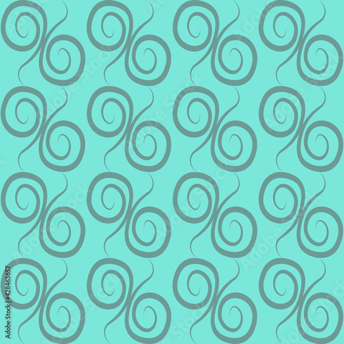 Seamless texture, pattern on a square background - colored curls. Abstraction. Background for a website or blog, wallpaper, textiles, packaging. © Наталия Пономарева