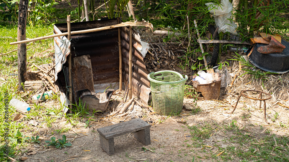 The stove is a device used for cooking in the countryside of Thailand. The stove is a device used for cooking in the countryside of Thailand.