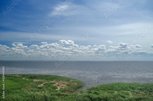 Steppe on the banks of the Volga