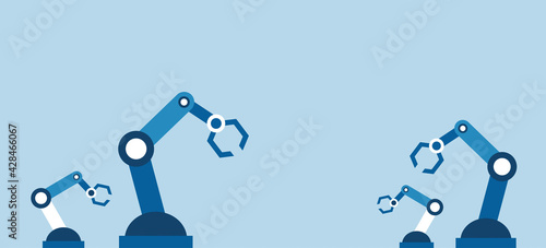 braccio robotico, robot industriale, industria, robotica