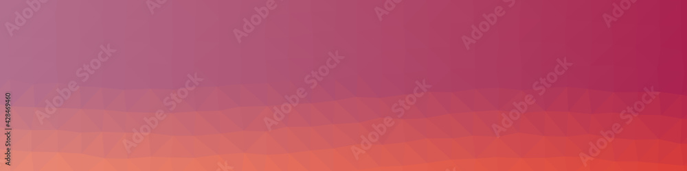 Fototapeta premium Abstract color Low-Polygones Generative Art background illustration