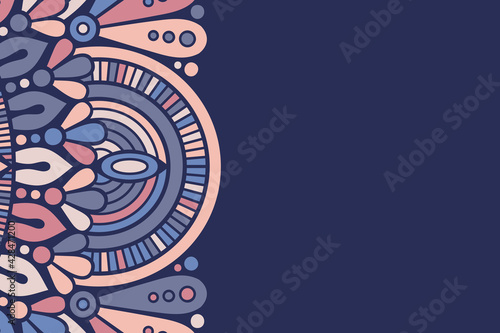 ornamental simple background colorful template