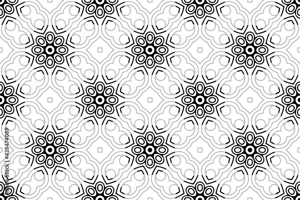 Fototapeta premium Islamic Ornament Pattern. Vintage decorative elements