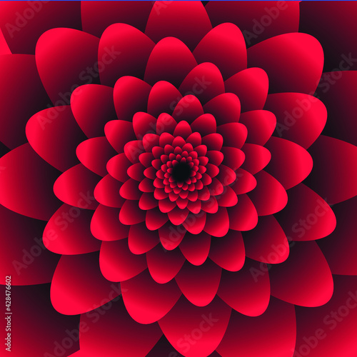 Fototapeta Naklejka Na Ścianę i Meble -  red flower abstract background illustrasion vector eps 10