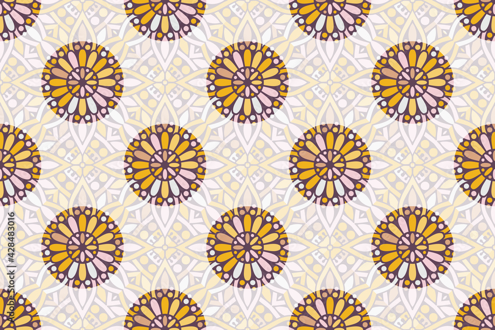 Islamic Ornament Pattern. Vintage decorative elements