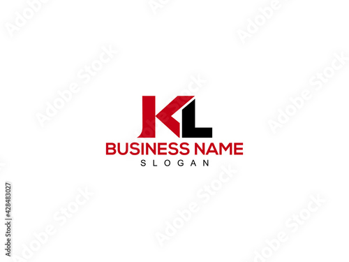 Letter KL Logo, kl logo icon vector for business