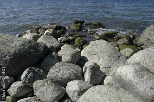 Stones on shore