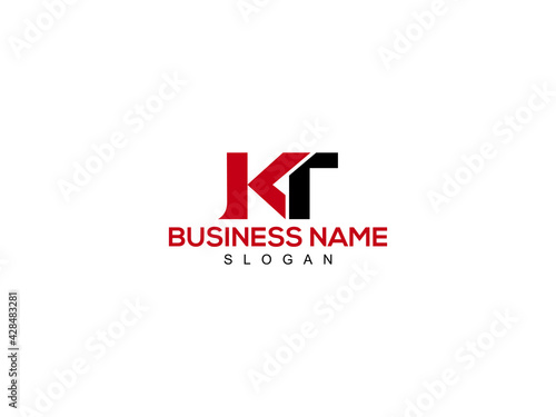 Letter KT Logo, kt logo icon vector for business