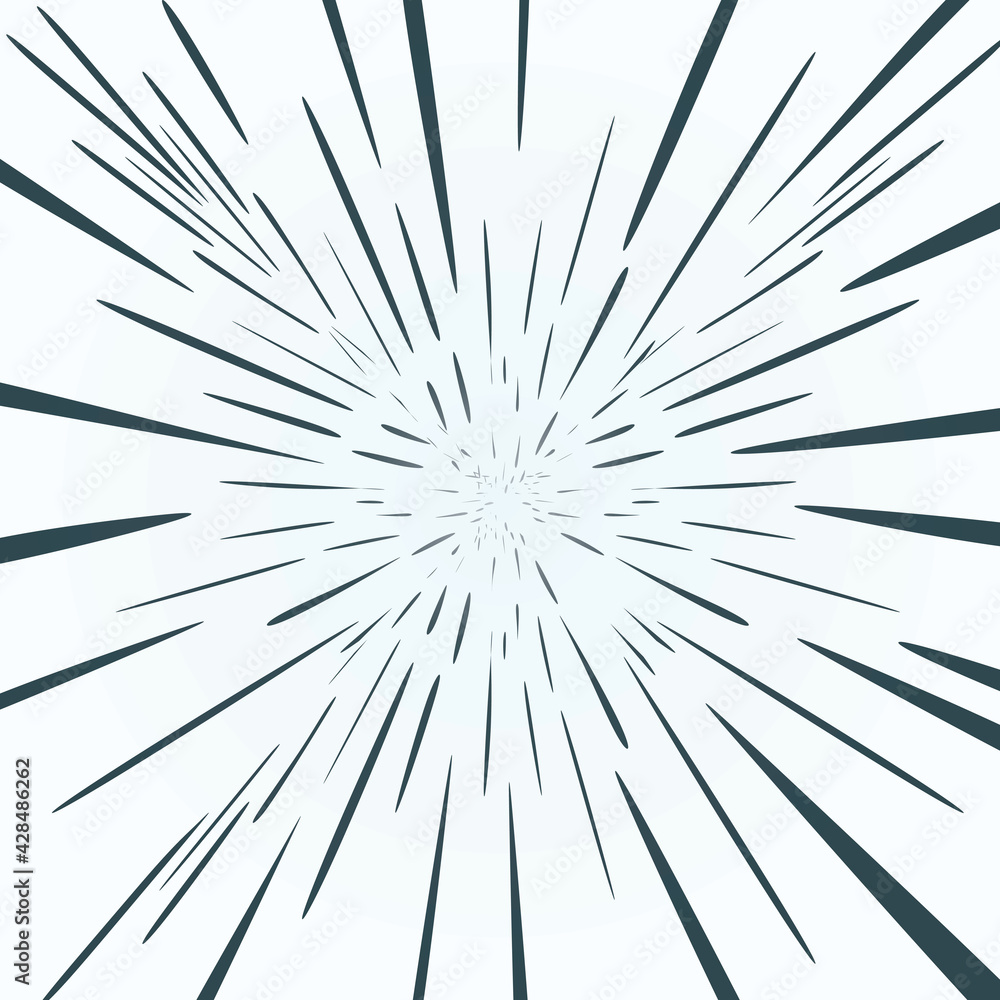 Obraz premium Fast speed warp. vector illustration