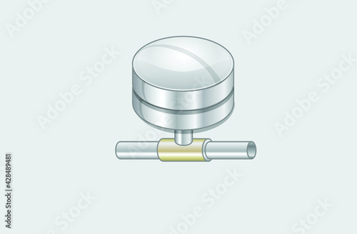 SQL TD Data Source, Data Connector for Ms SQL Server stock illustration, data teetering, data transfer, backup, redundancy system, NAS, disk