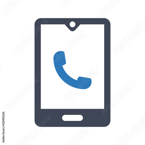 Mobile phone call icon