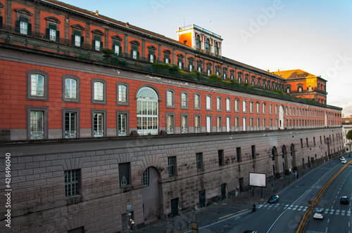 the Back of the Royal Palace in the city of Naples