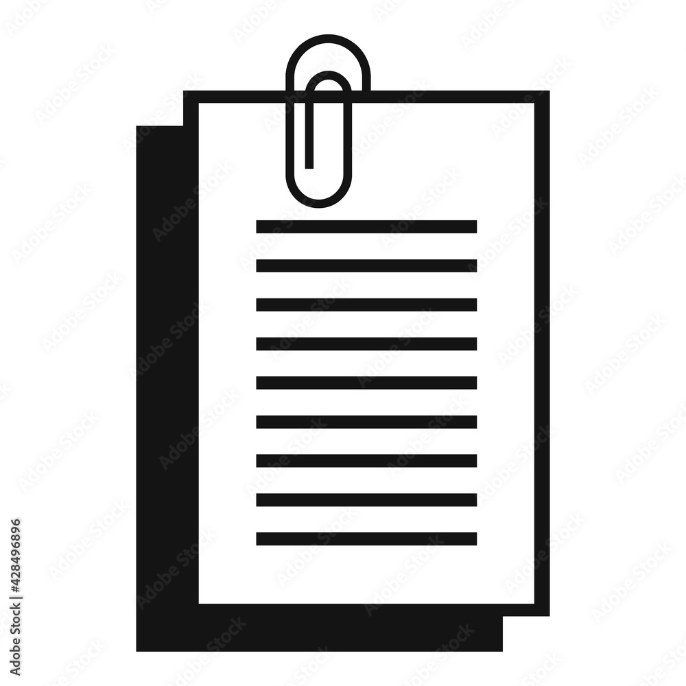 Sticker space organization icon, simple style Sticker space organization icon, simple style
