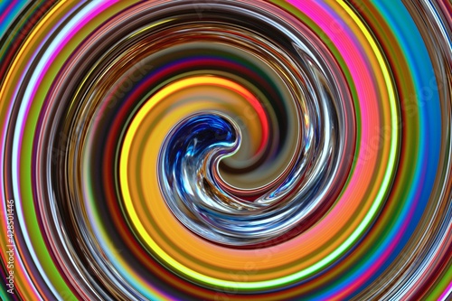 Beautiful swirl of lovely colours - stock photo