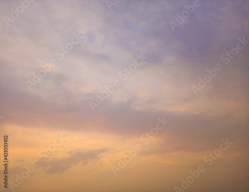Colourful sky with clouds © Shashi
