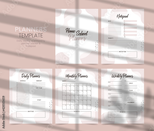 Homeschool Planner Printable Template | KDP Interior