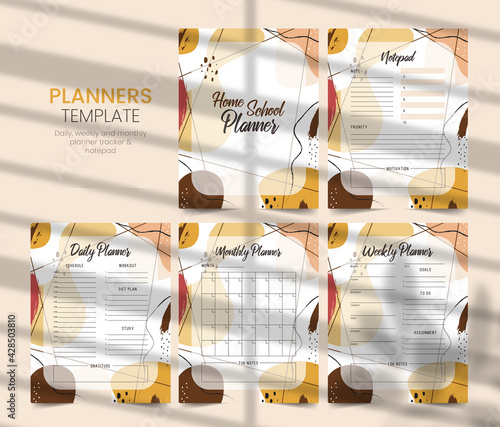 Homeschool Planner Printable Template | KDP Interior