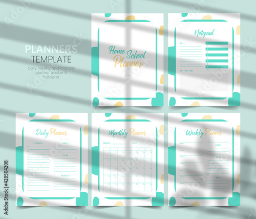 Homeschool Planner Printable Template | KDP Interior
