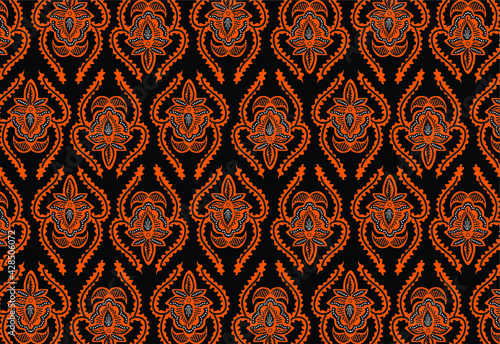 Batik motifs with very distinctive patterns. exclusive backgrounds. Vector Eps 10
