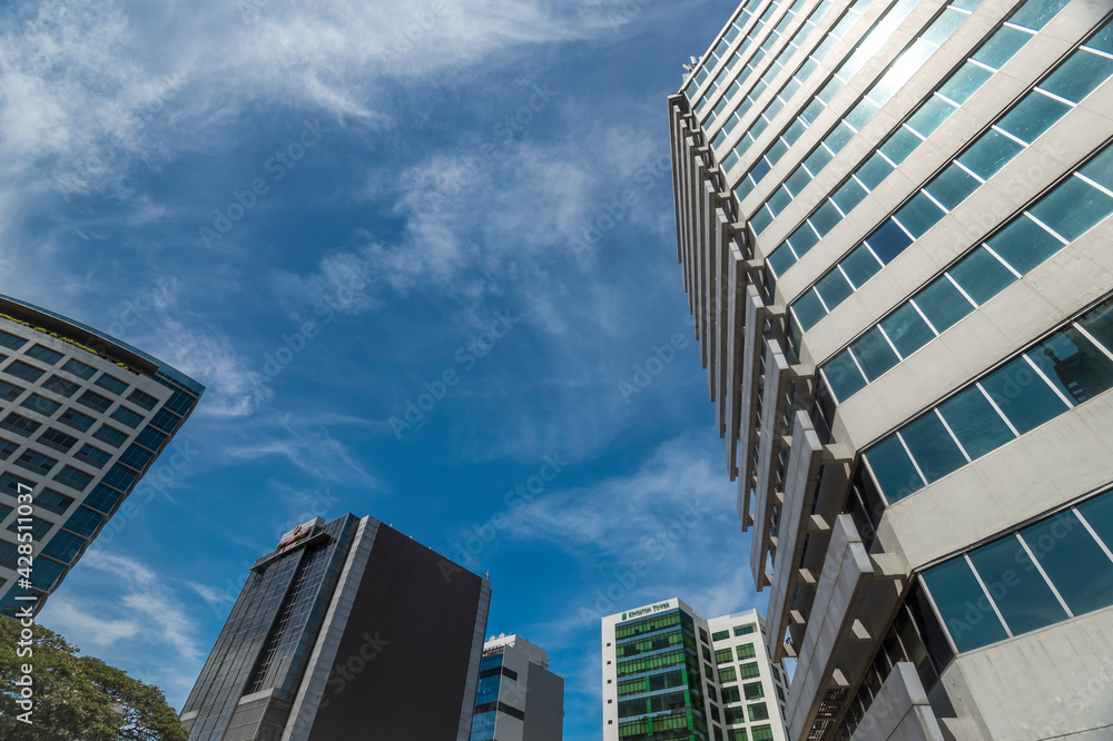 Foto de Alabang, Muntinlupa, Philippines Modern office buildings in