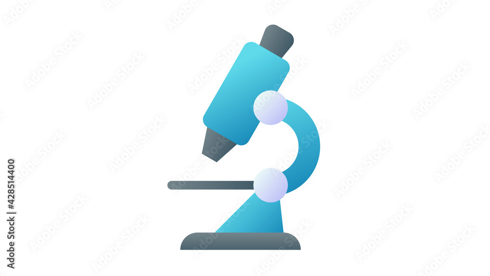 research microscope experiment single isolated icon with smooth style research microscope experiment single isolated icon with smooth style