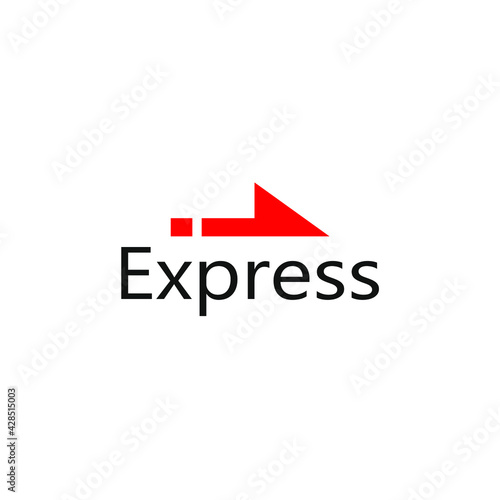Draw a half arrow on top of an express sentence