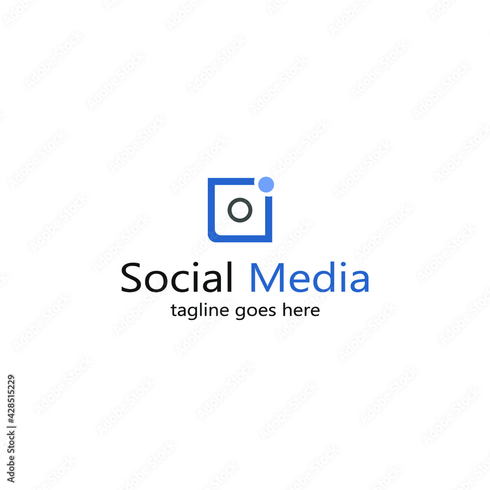 social media logo image with a combination of squares and circles social media logo image with a combination of squares and circles