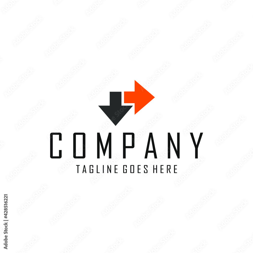 arrow logo image facing sideways and down arrow logo image facing sideways and down