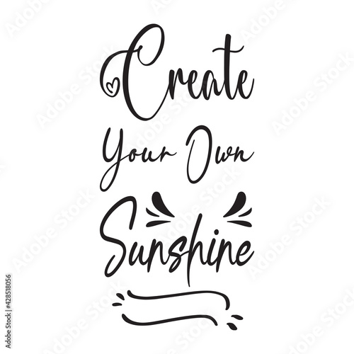 create your own sunshine quote letter