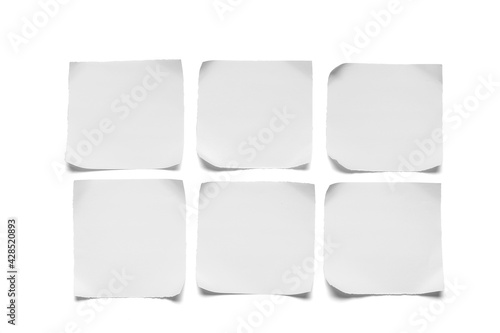 Wallpaper Mural Blank sheets of paper on light background Torontodigital.ca