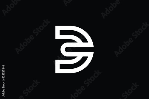 Creative Innovative Initial DC logo and CD logo. DC Letter Minimal luxury Monogram. CD Professional initial design. Premium Business typeface. Alphabet symbol and sign.	