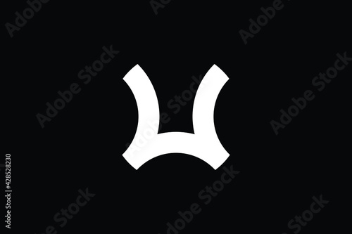 Creative Innovative Initial UX logo and XU logo. UX Letter Minimal luxury Monogram. XU Professional initial design. Premium Business typeface. Alphabet symbol and sign.	