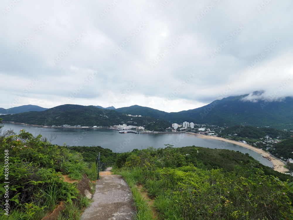 Scenic coastal hiking in Hong Kong Scenic coastal hiking in Hong Kong