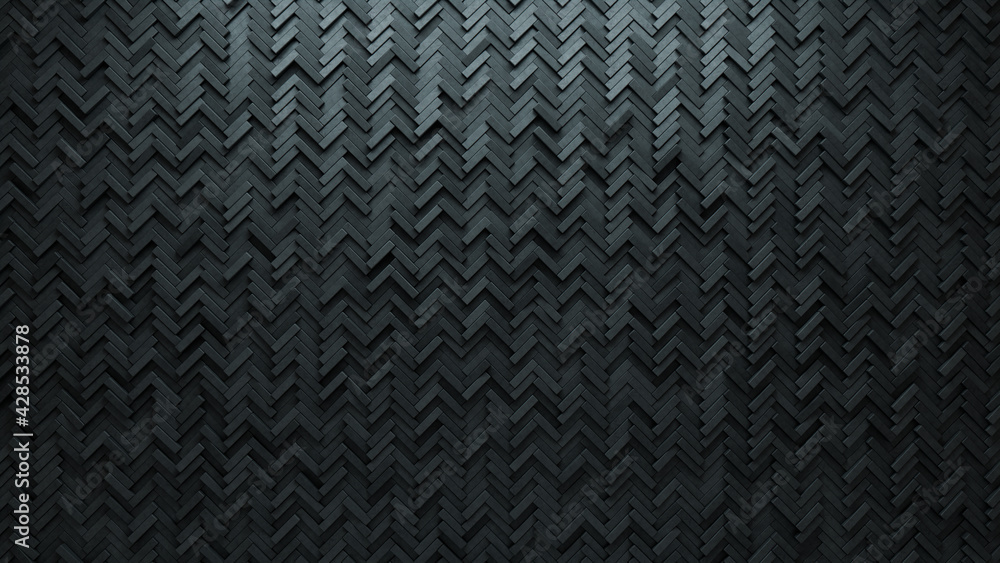 3D, Herringbone Wall background with tiles. Concrete, tile Wallpaper with Futuristic, Polished blocks. 3D Render 3D, Herringbone Wall background with tiles. Concrete, tile Wallpaper with Futuristic, Polished blocks. 3D Render