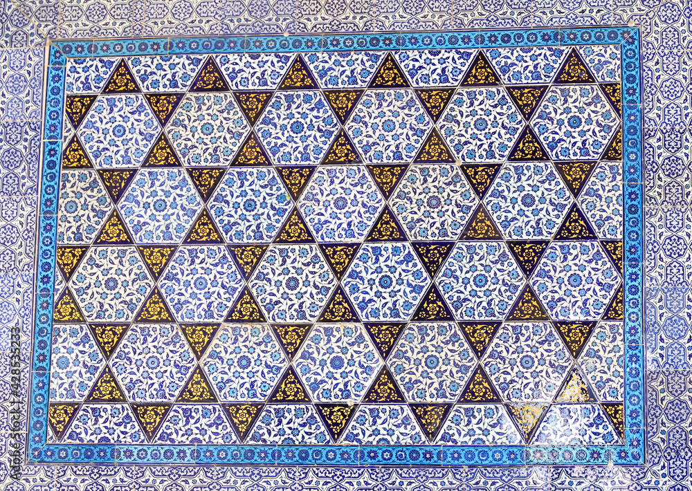 Fototapeta Turkish Blue Tile