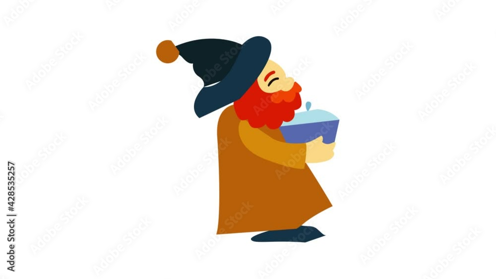 Indian king Caspar icon animation Indian king Caspar icon animation