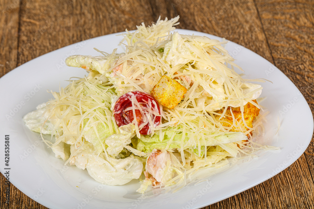 Caesar salad with chicken breast Caesar salad with chicken breast