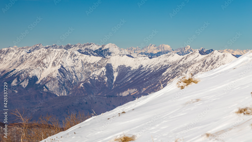 On the Matajur in a winter day On the Matajur in a winter day