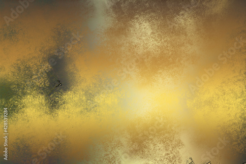 Golden abstract  decorative paper texture  background  for  artwork  - Illustration
