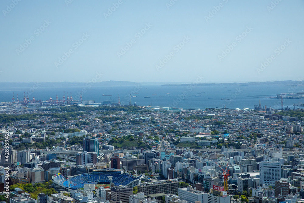 Obraz premium 横浜の風景(ランドマークタワー)