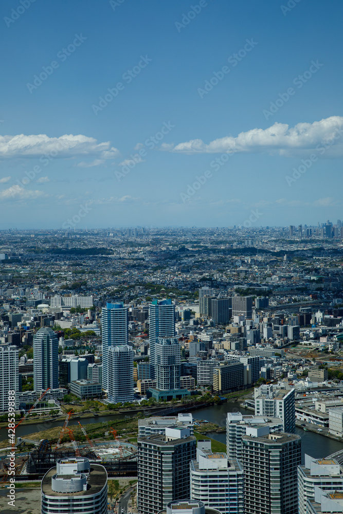 Fototapeta premium 横浜の風景（ランドマークタワー）