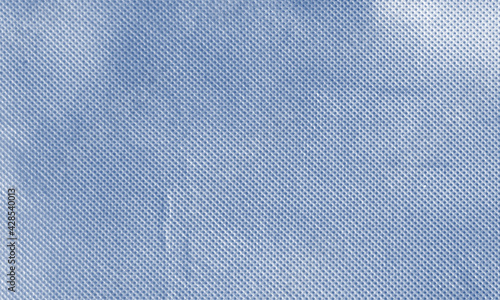 Mid blue wrinkled fabric texture for background