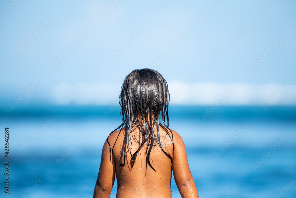 child sea tahiti beach child sea tahiti beach