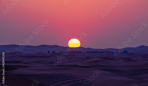 Fototapeta Naklejka Na Ścianę i Meble -  Shot of Dubai at sunset