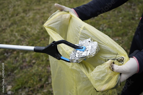 Müll Abfall sammeln Sammler Umweltschutz Naturschutz