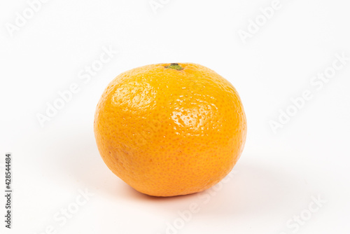 fresh tangerine isolated on white background