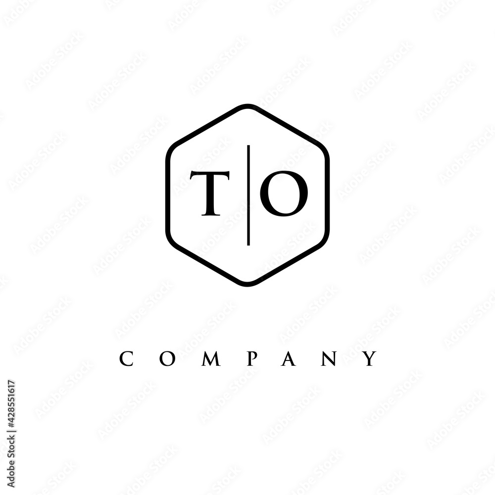 initial TO logo design vector initial TO logo design vector