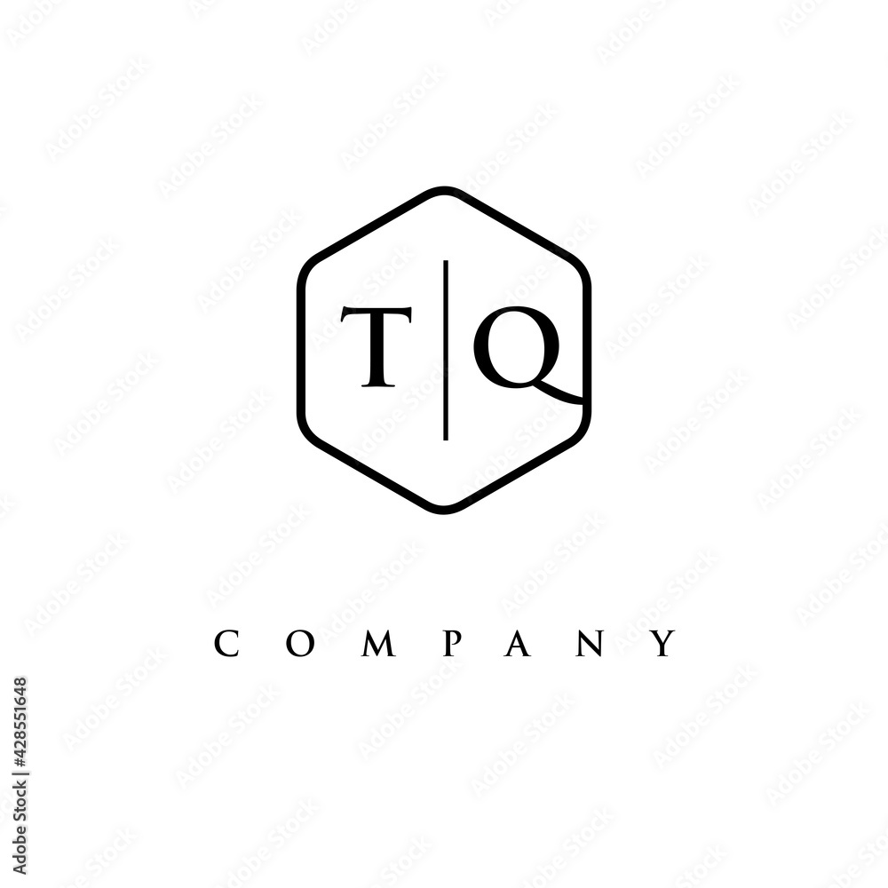 initial TQ logo design vector initial TQ logo design vector